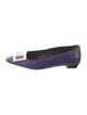 Roger Vivier Signature Logo Leather Mules