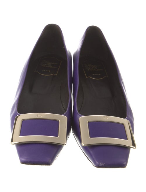 Roger Vivier Signature Logo Leather Mules
