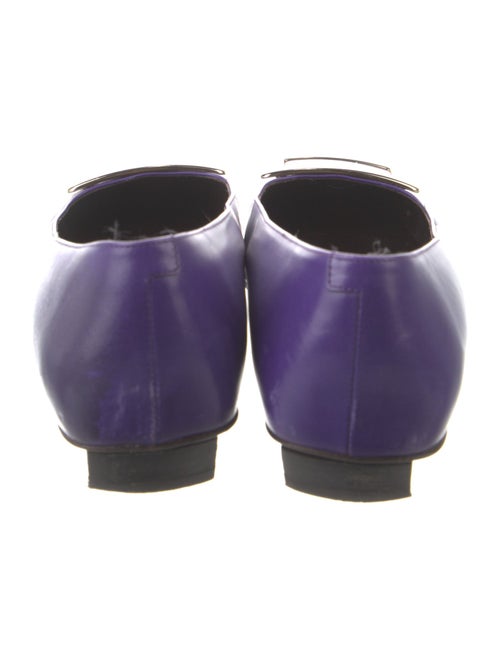 Roger Vivier Signature Logo Leather Mules