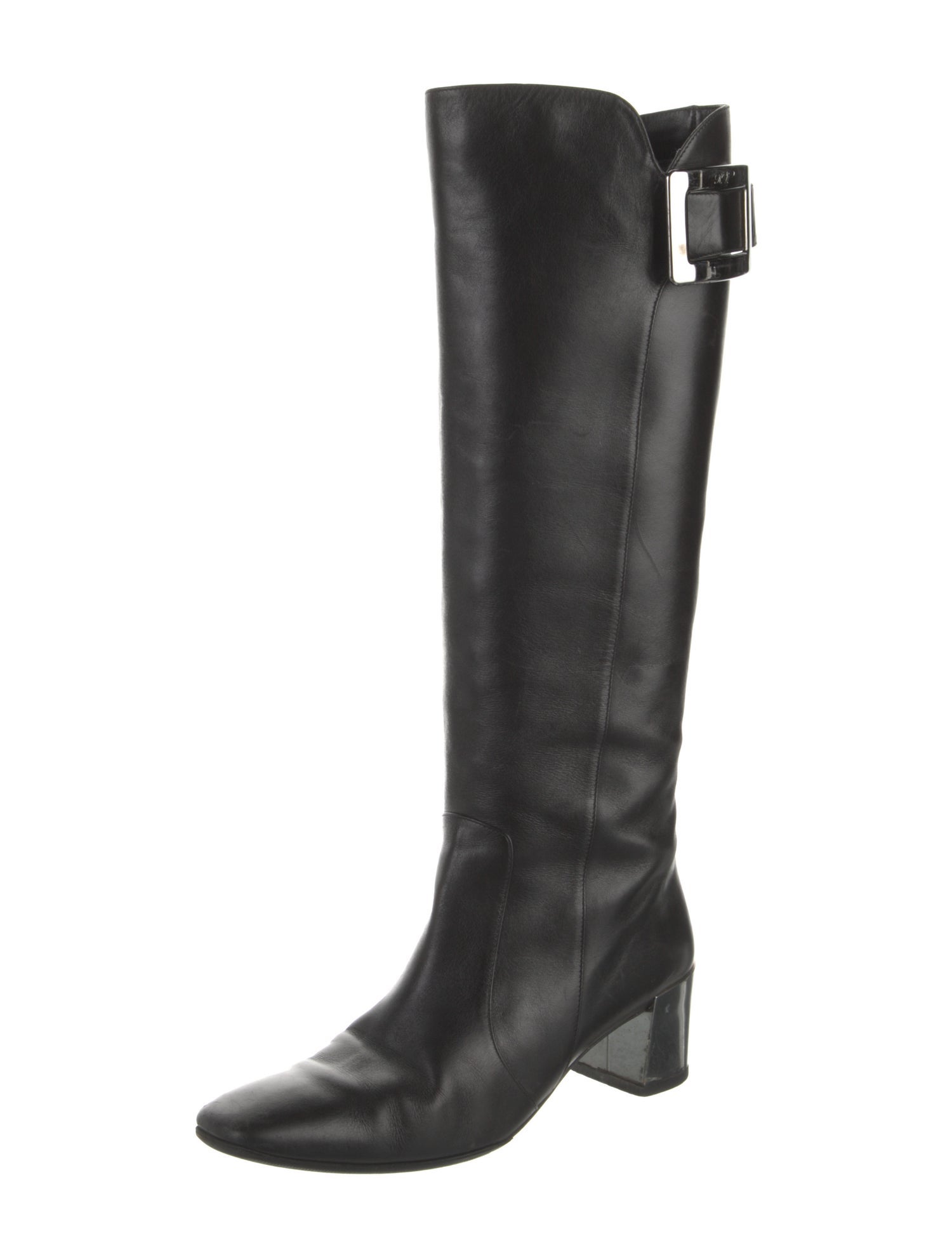 Roger Vivier Leather Riding Boots