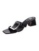Roger Vivier Leather Slides
