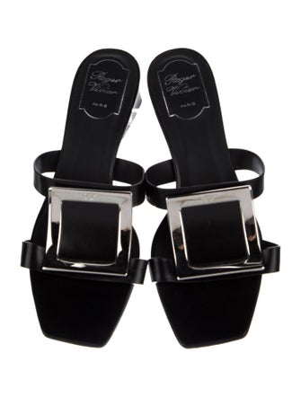 Roger Vivier Leather Slides