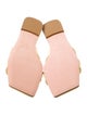 Roger Vivier Leather Cutout Accent Slides