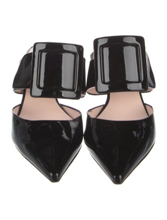Roger Vivier Patent Leather Mules