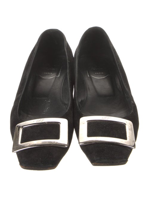 Roger Vivier Suede Flats