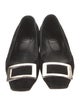 Roger Vivier Suede Flats