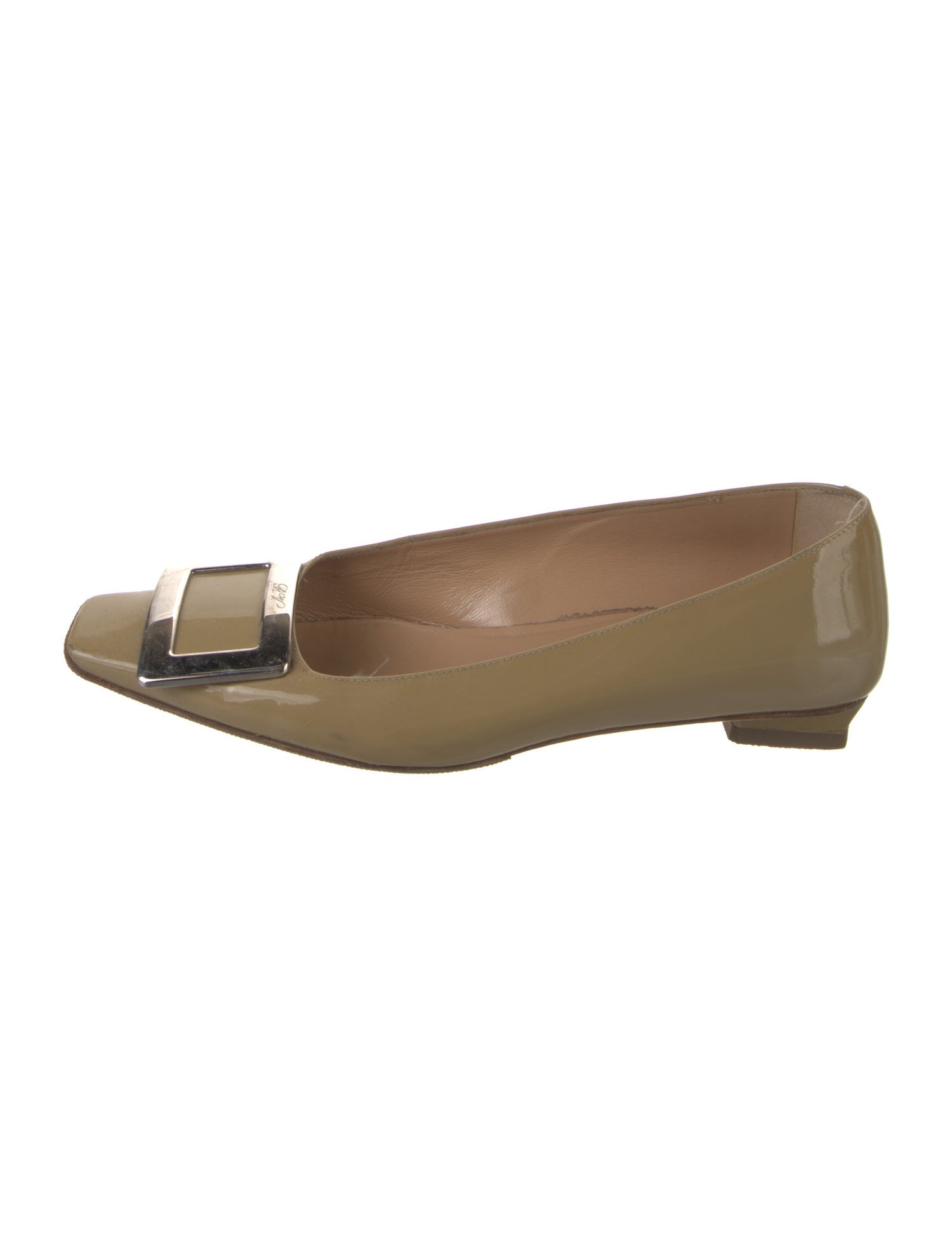 Roger Vivier Patent Leather Ballet Flats