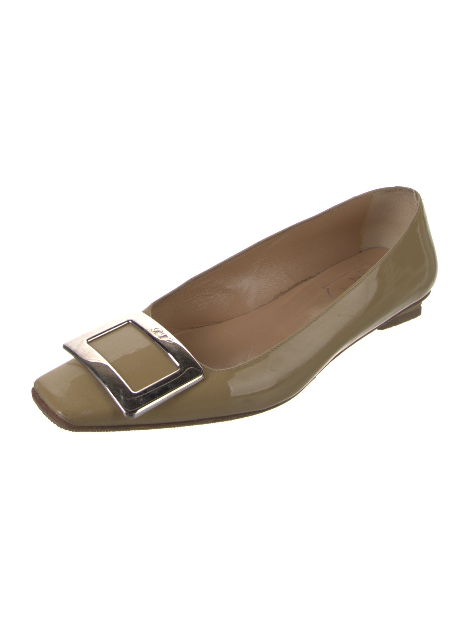 Roger Vivier Patent Leather Ballet Flats