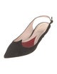 Roger Vivier Suede Slingback Pumps