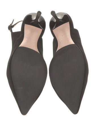 Roger Vivier Suede Slingback Pumps