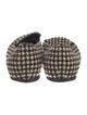 Roger Vivier Ponyhair Houndstooth Print Loafers