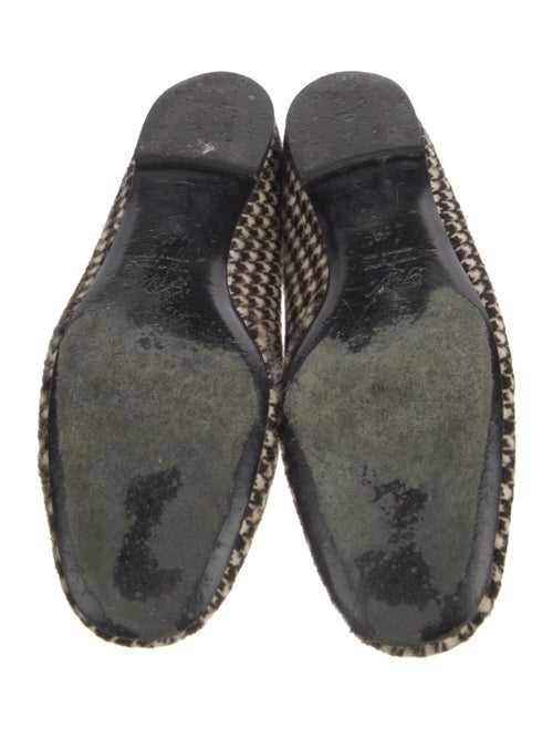 Roger Vivier Ponyhair Houndstooth Print Loafers