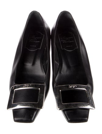Roger Vivier Leather Flats
