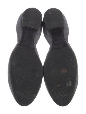 Roger Vivier Suede D'Orsay Flats