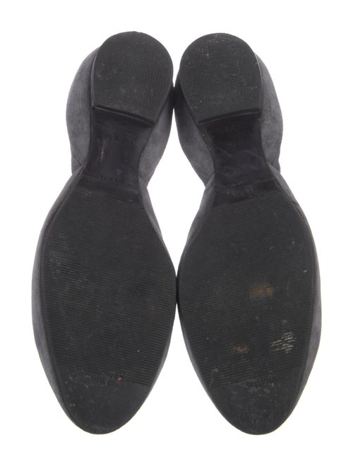 Roger Vivier Suede D'Orsay Flats