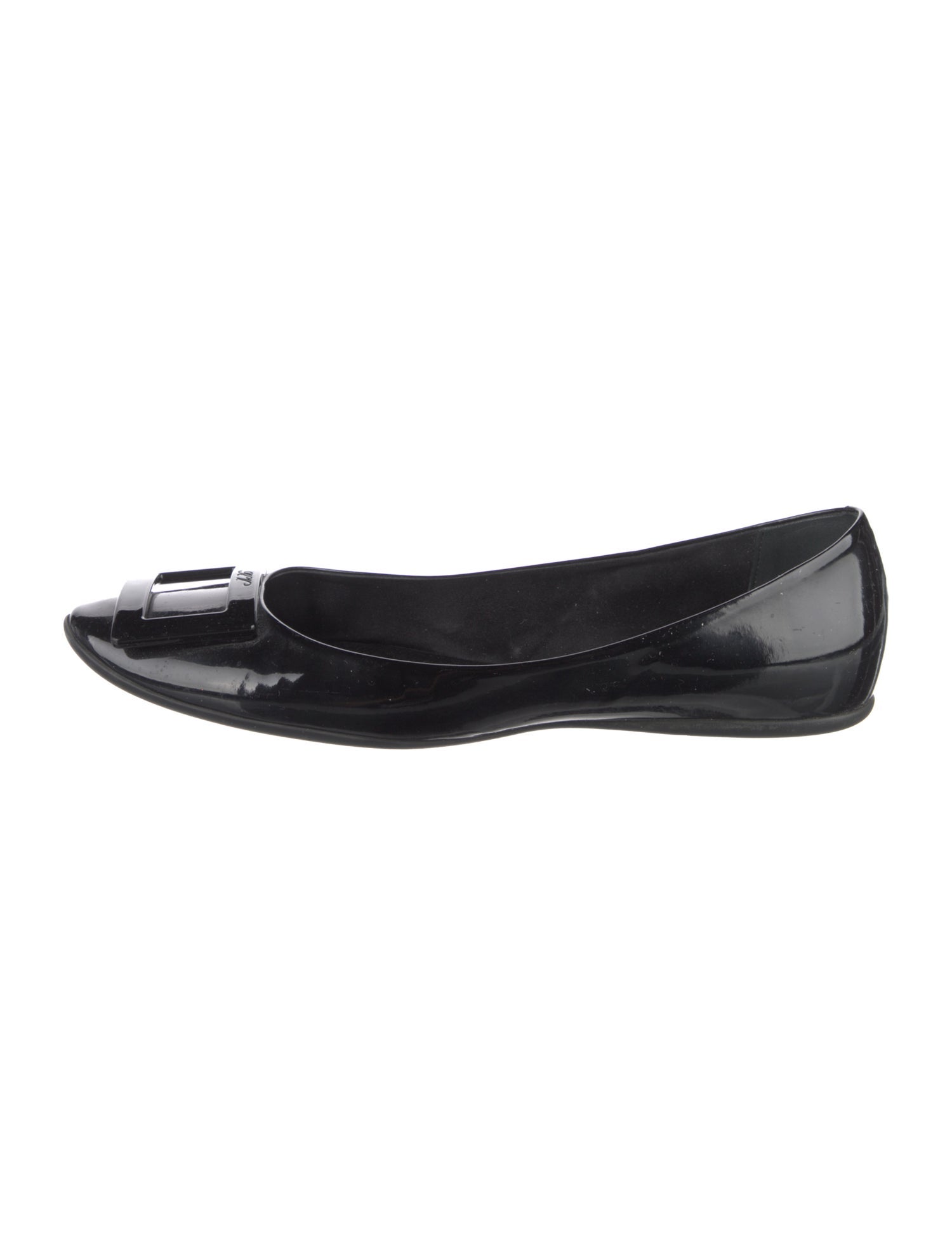 Roger Vivier Patent Leather Flats