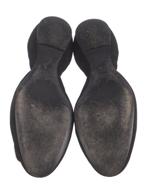 Roger Vivier Suede D'Orsay Flats