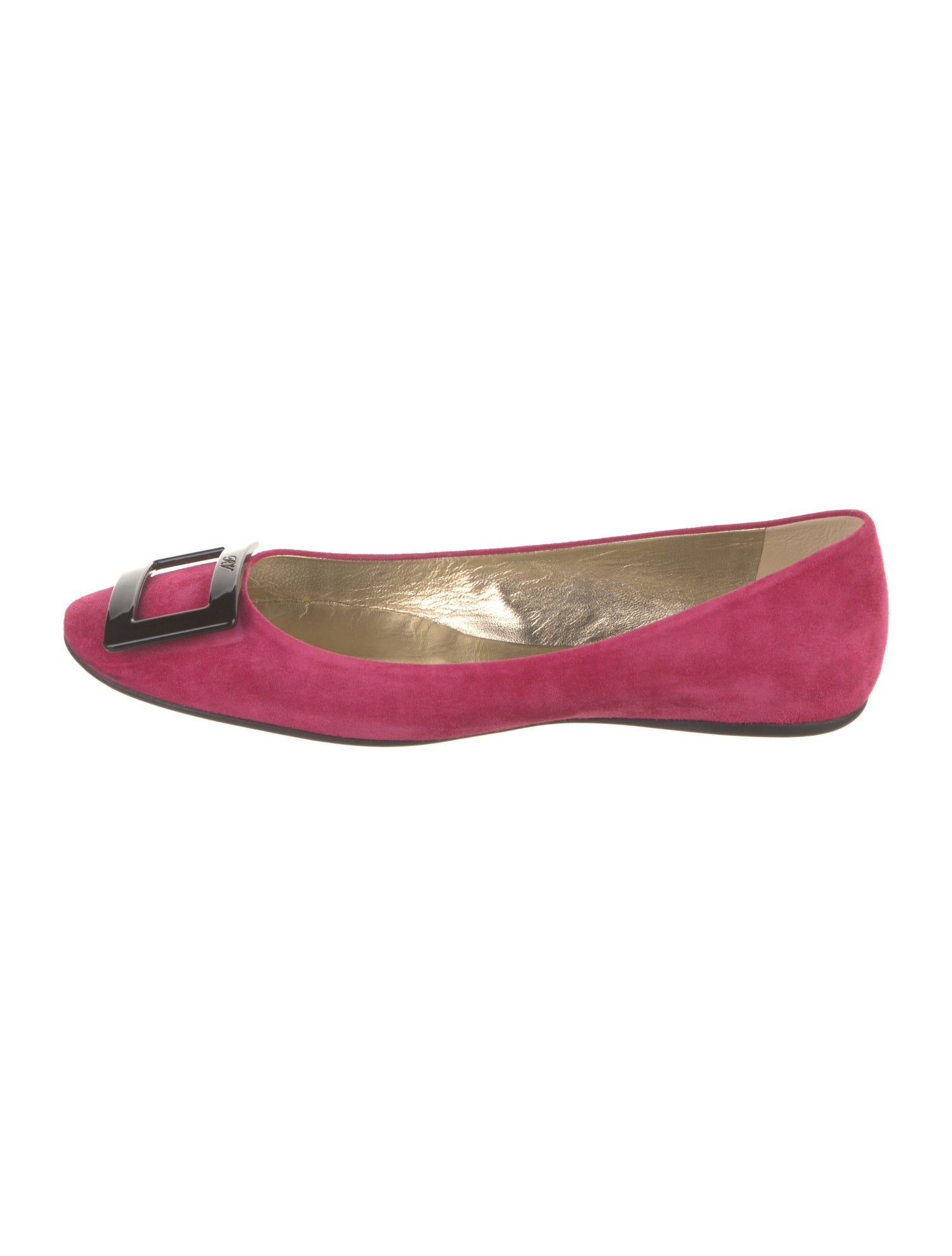 Roger Vivier Suede Ballet Flats
