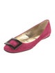 Roger Vivier Suede Ballet Flats