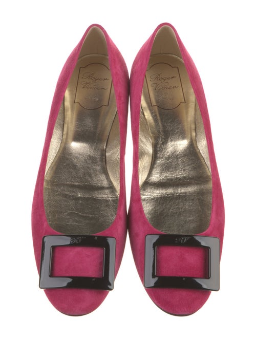 Roger Vivier Suede Ballet Flats