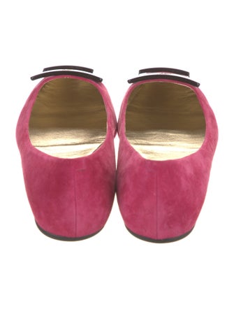 Roger Vivier Suede Ballet Flats