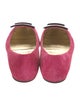 Roger Vivier Suede Ballet Flats