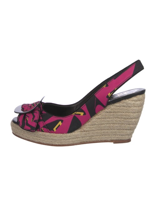 Roger Vivier Printed Slingback Sandals