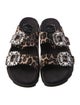 Roger Vivier Ponyhair Animal Print Slides