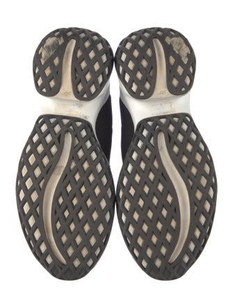 Roger Vivier Neoprene Crystal Embellishments Athletic Sneakers