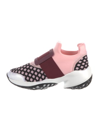 Roger Vivier Mesh Printed Sneakers