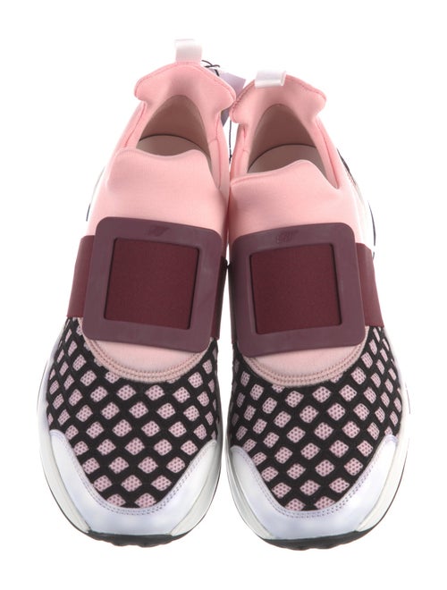 Roger Vivier Mesh Printed Sneakers