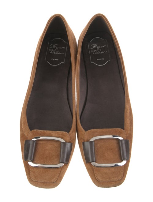 Roger Vivier Suede Ballet Flats