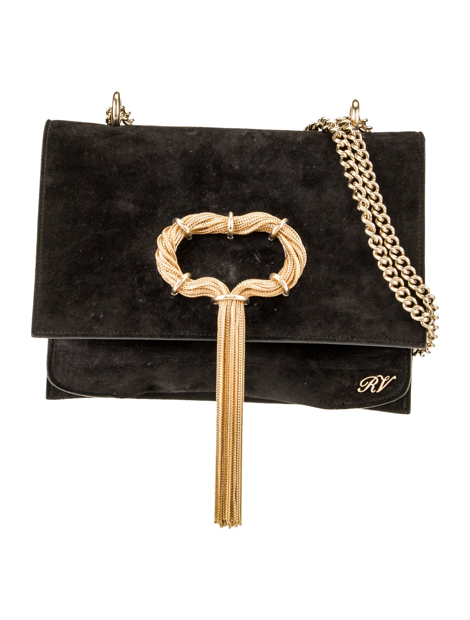 Roger Vivier Suede Evening Bag