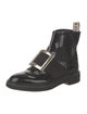 Roger Vivier Patent Leather Chelsea Boots