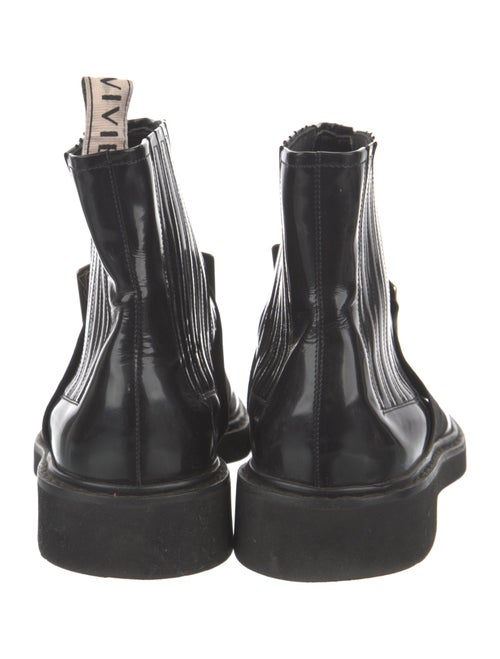 Roger Vivier Patent Leather Chelsea Boots