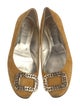 Roger Vivier Suede Ballet Flats
