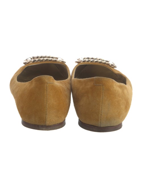 Roger Vivier Suede Ballet Flats