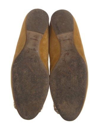 Roger Vivier Suede Ballet Flats