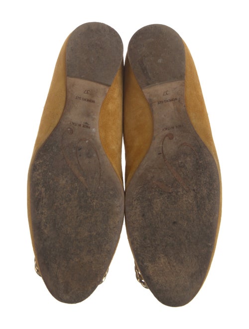 Roger Vivier Suede Ballet Flats