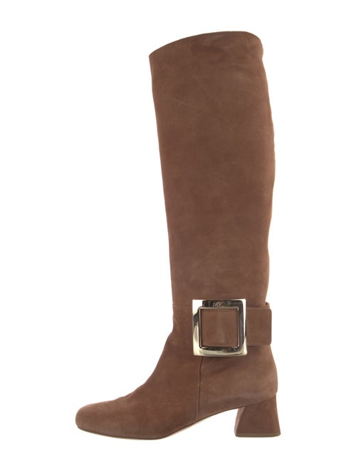 Roger Vivier Suede Riding Boots