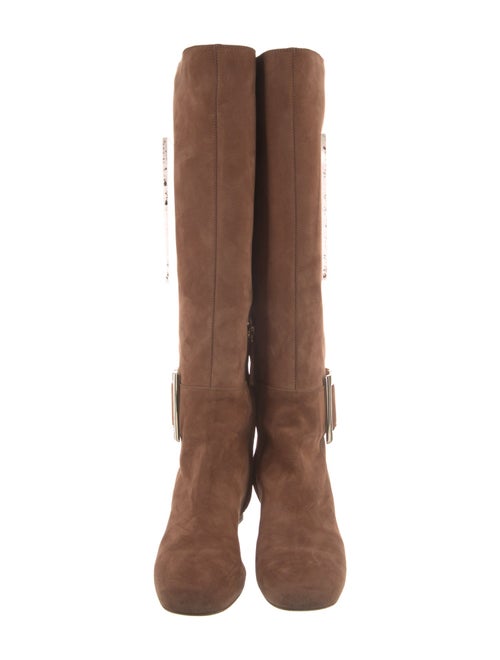 Roger Vivier Suede Riding Boots
