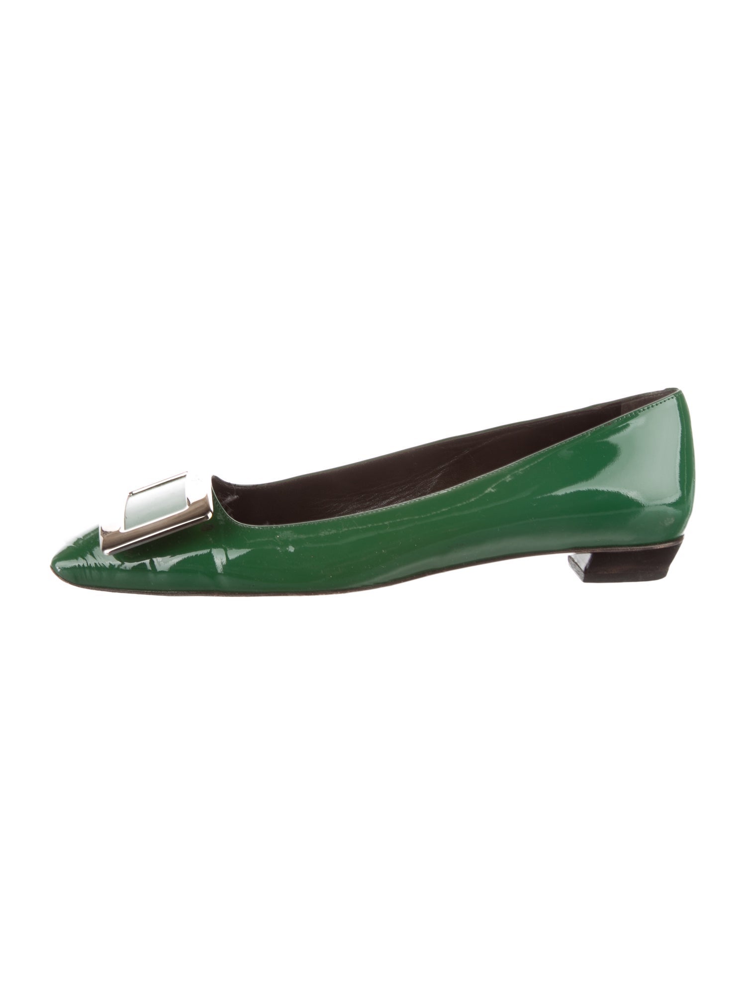 Roger Vivier Patent Leather Ballet Flats