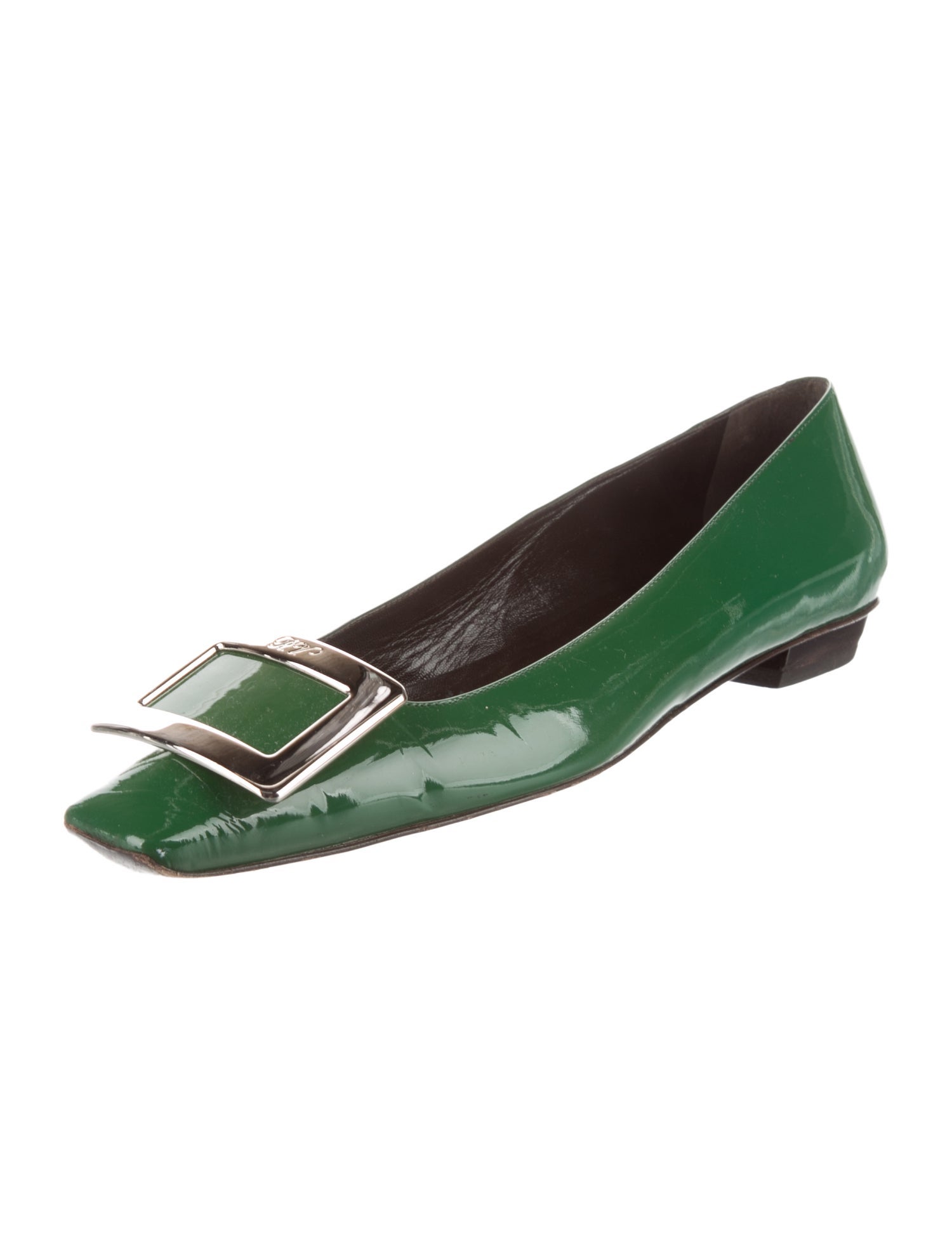 Roger Vivier Patent Leather Ballet Flats