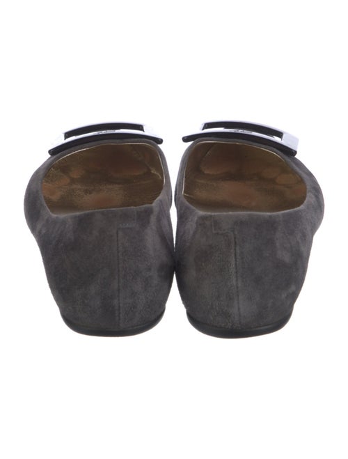 Roger Vivier Suede Flats