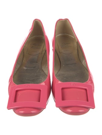 Roger Vivier Patent Leather Ballet Flats
