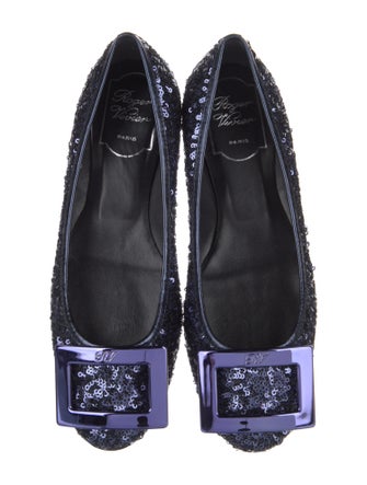 Roger Vivier Sequins Sequin Embellishments Ballet Flats