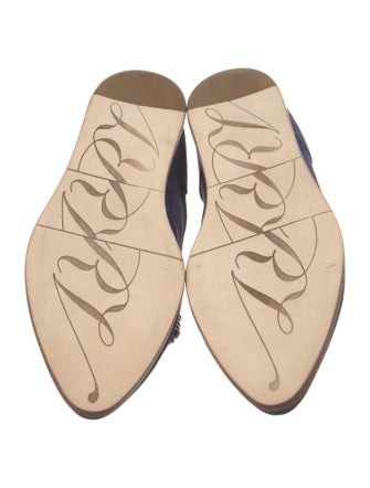 Roger Vivier Suede Crystal Embellishments Mules