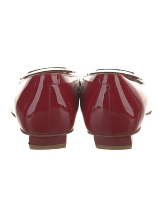 Roger Vivier Patent Leather Ballet Flats
