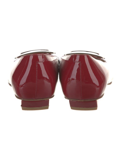 Roger Vivier Patent Leather Ballet Flats