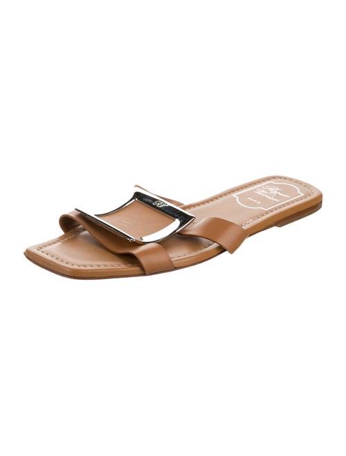 Roger Vivier Leather Slides